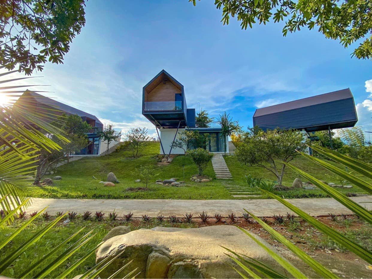 Khu nghỉ dưỡng Chuồn Chuồn tại Nghĩa Lộ Yên Bái với kiến trúc độc đáo, hiện đại