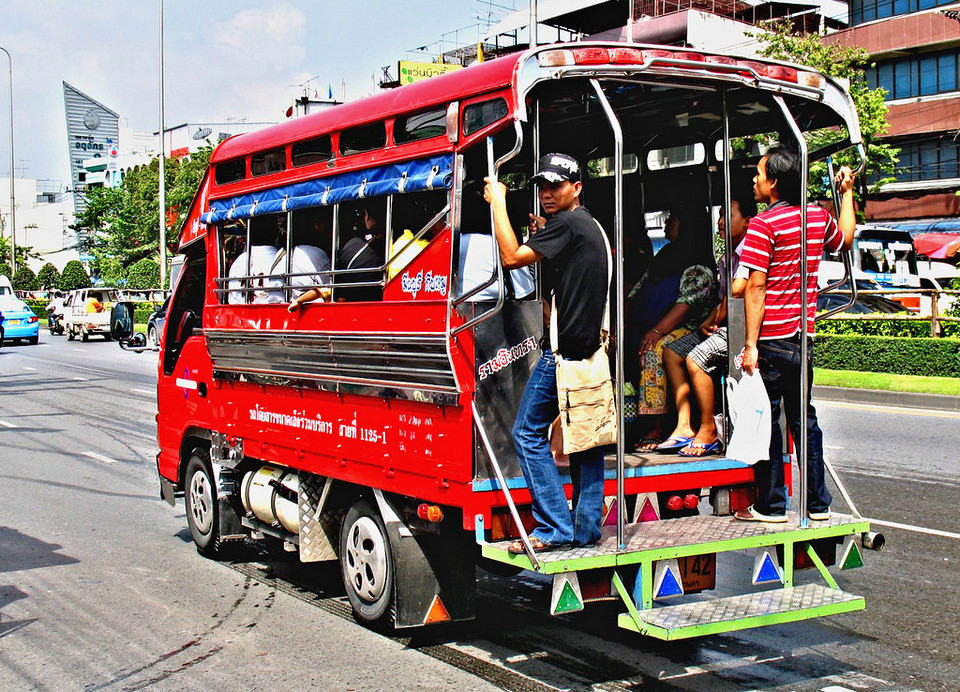 Xe Songthaew - Phương tiện công cộng phổ biến và tiện lợi khi du lịch Pattaya