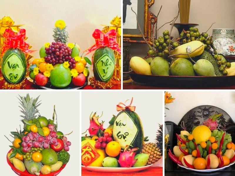 Tết Miền Nam Có Gì Đặc Sắc? Khám Phá Trọn Vẹn Phong Tục, Ẩm Thực và Trò Chơi 3 Tết miền Nam thường bày mâm ngũ quả