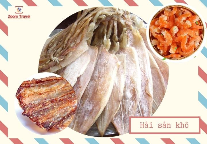 Các loại hải sản khô đặc trưng của Phú Yên