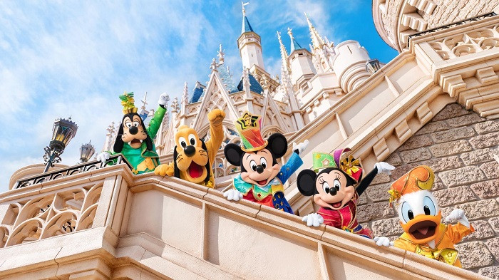 Toàn cảnh Tokyo Disney Resort với hai công viên chủ đề độc đáo