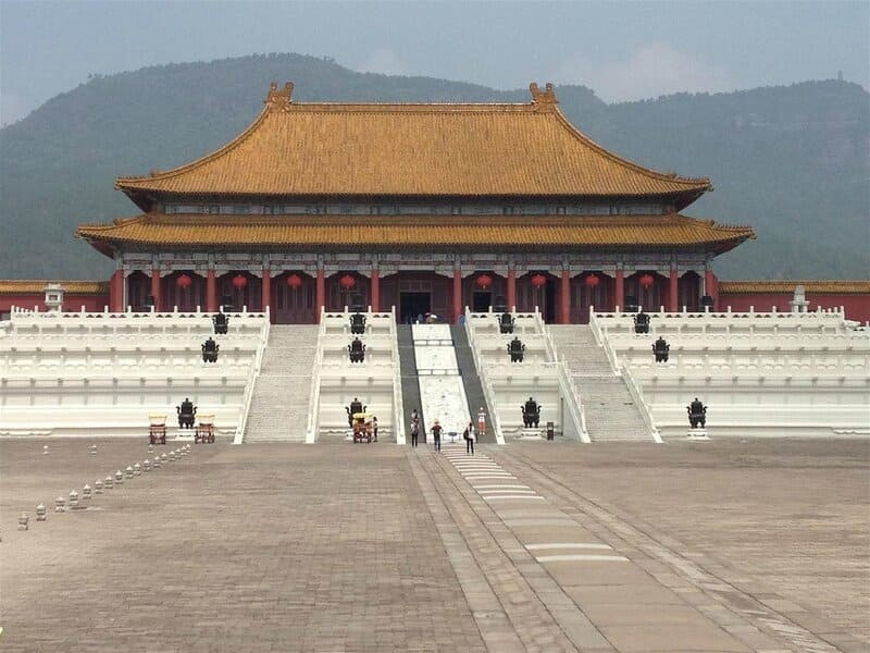 Mô hình thu nhỏ của Tử Cấm Thành tại Cung điện Minh - Thanh ở Hoành Điếm