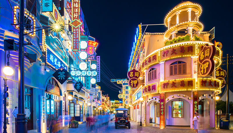 Phố Quảng Châu và Hong Kong tái hiện không gian đường phố thập niên 1840