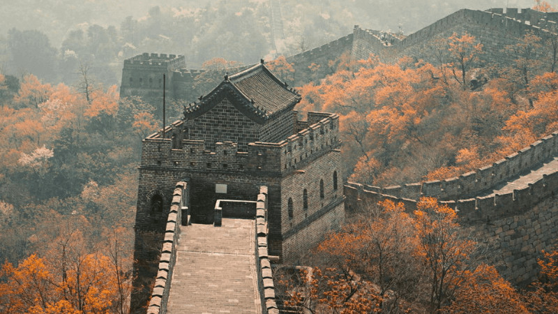 Biểu đồ tóm tắt lịch sử xây dựng Vạn Lý Trường Thành qua các triều đại