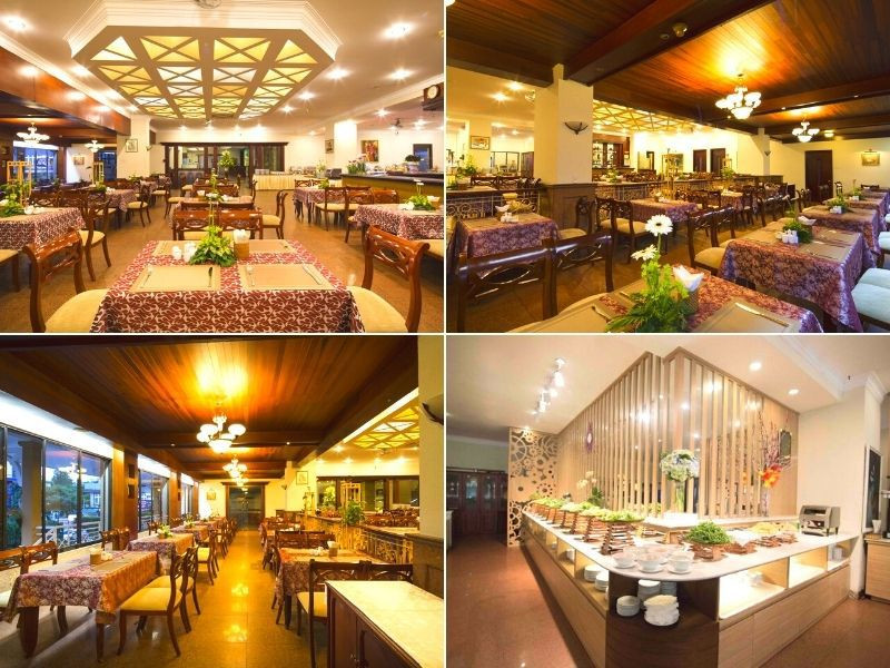 TTC Premium Đà Lạt Restaurant với không gian buffet sáng ấm cúng