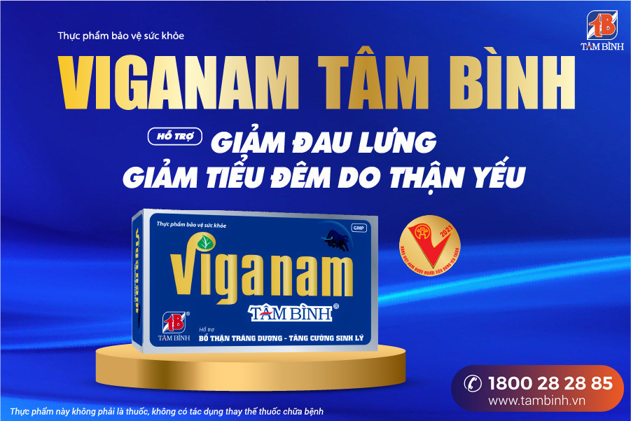 Viganam Tâm Bình hỗ trợ tăng cường sinh lý phái mạnh