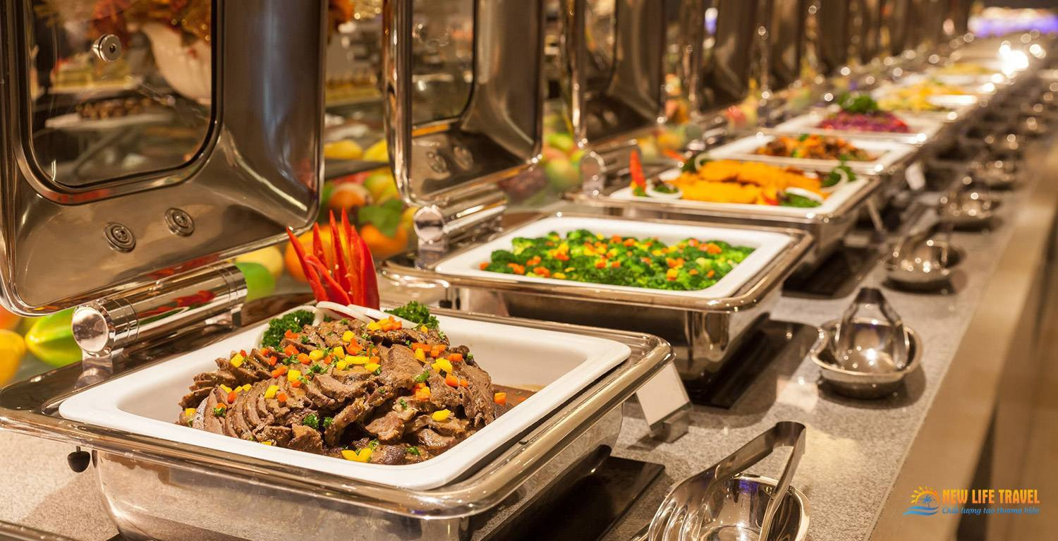 Trọn Gói Chi Tiết & Bảng Giá Mới Nhất Combo Voucher Vinpearl 2025 3 Không gian buffet sang trọng tại nhà hàng Resort Vinpearl Nha Trang