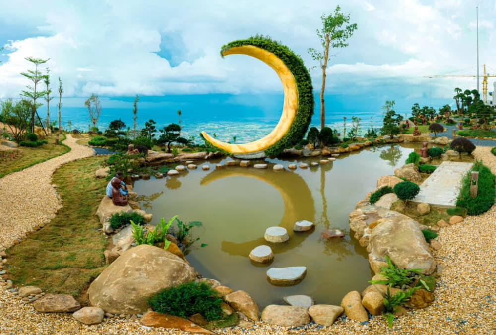 Vườn Vô Ngã có thiết kế không gian đậm chất thiền