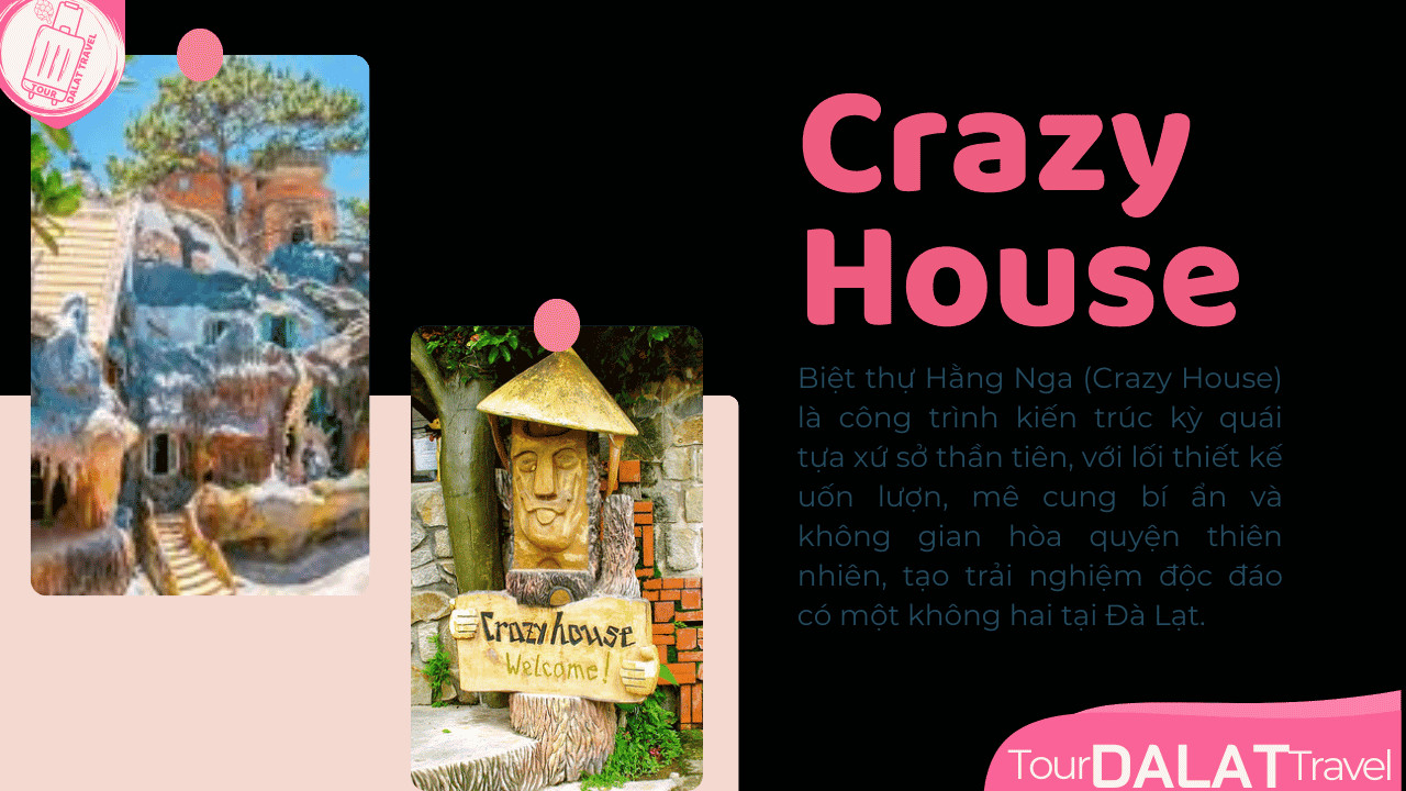 Tour Đà Lạt 4 Ngày 3 Đêm-Crazy House