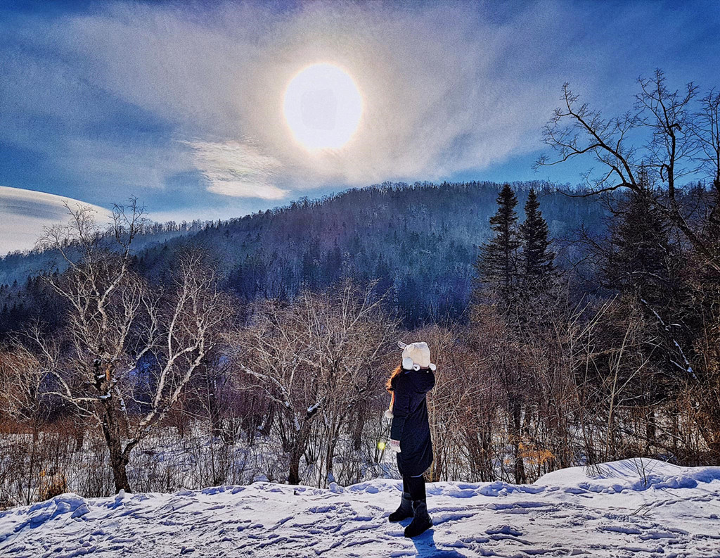 Cảnh quan mùa thu lãng mạn tại Trung Quốc