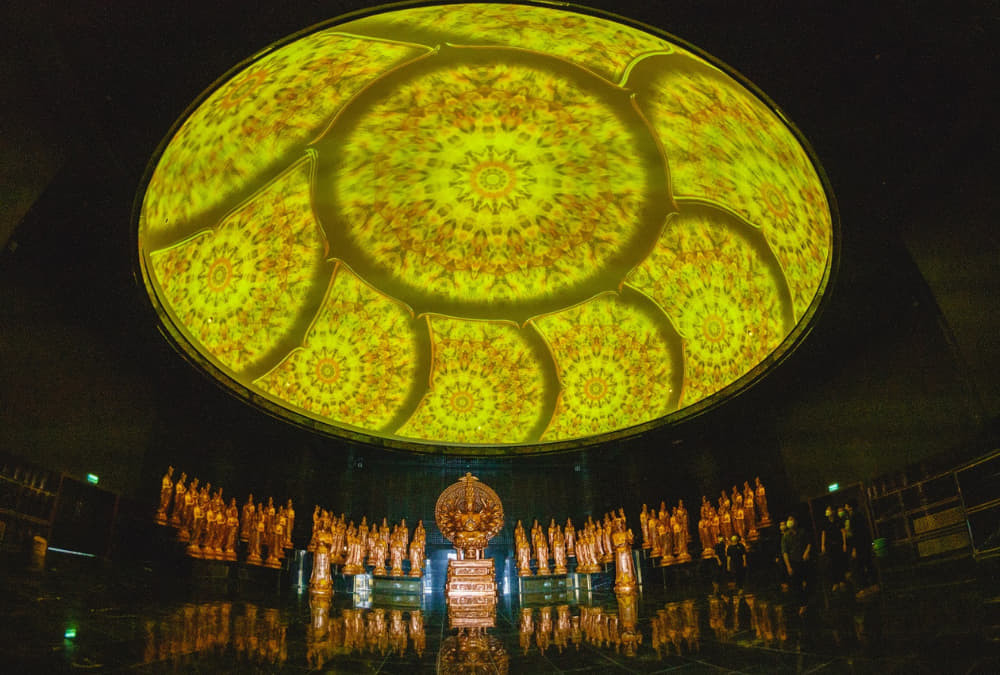 Hình ảnh trình chiếu 3D Hologram tại trung tâm triển lãm