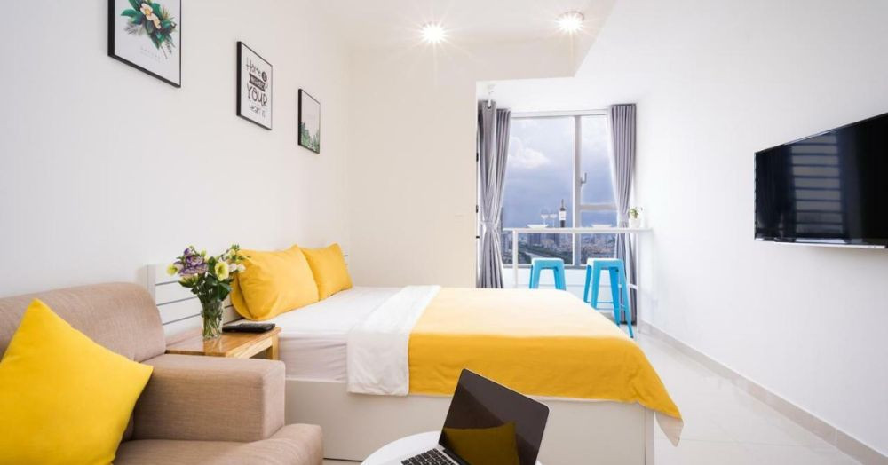 June Home RiverGate với không gian rộng rãi, thoáng mát cùng hồ bơi ngoài trời