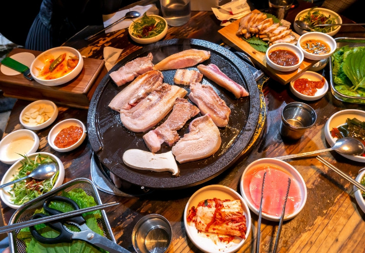 Thịt heo đen được chế biến từ giống heo được nuôi tại đảo Jeju