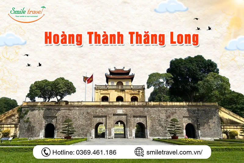 Toàn cảnh cổng Hoàng Thành Thăng Long từ trên cao