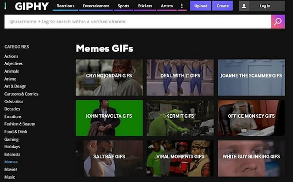 Hình ảnh minh họa Thumbnail trên GIFs