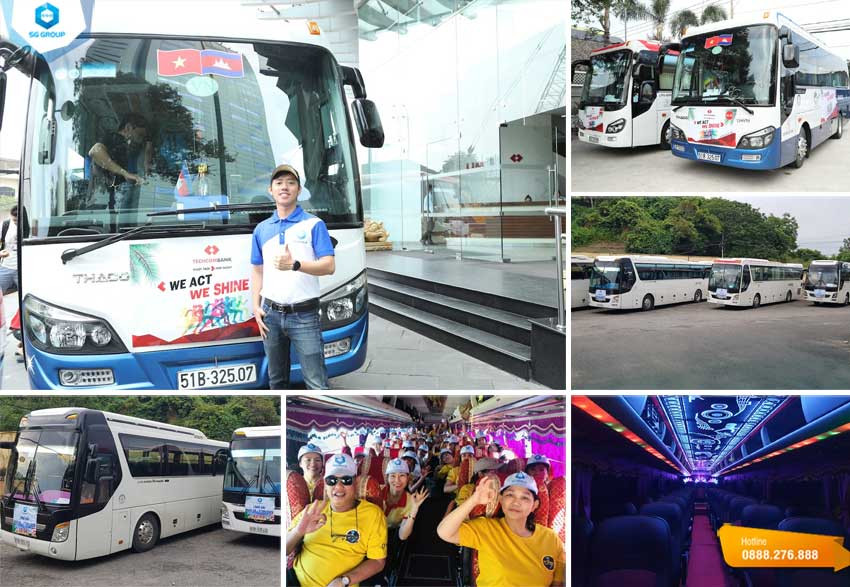 Phương tiện xe ô tô đời mới phục vụ tour Sài Gòn Vũng Tàu