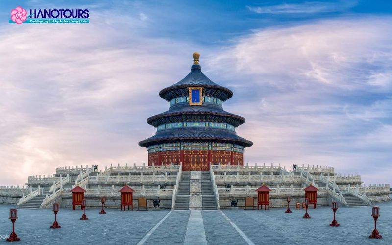 Kiến trúc Đàn Tế Trời trang nghiêm tại Thiên Đàn