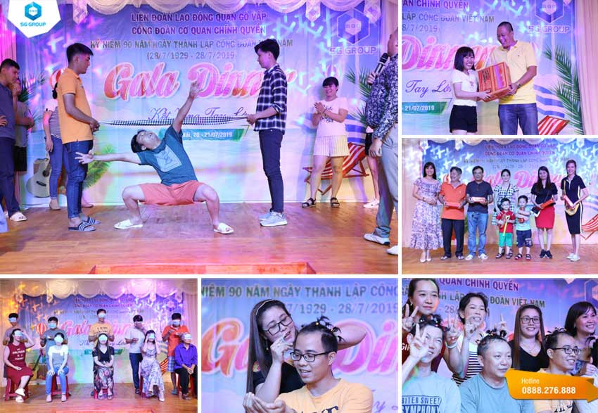Hoạt động trò chơi và trao thưởng trong đêm Gala Dinner