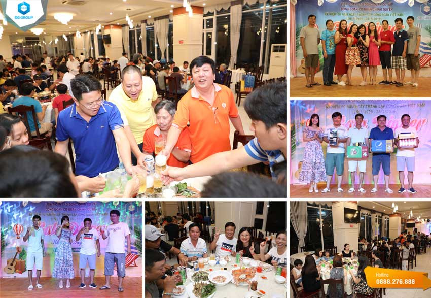 Sân khấu Gala Dinner hoành tráng cho khách đoàn tại Vũng Tàu