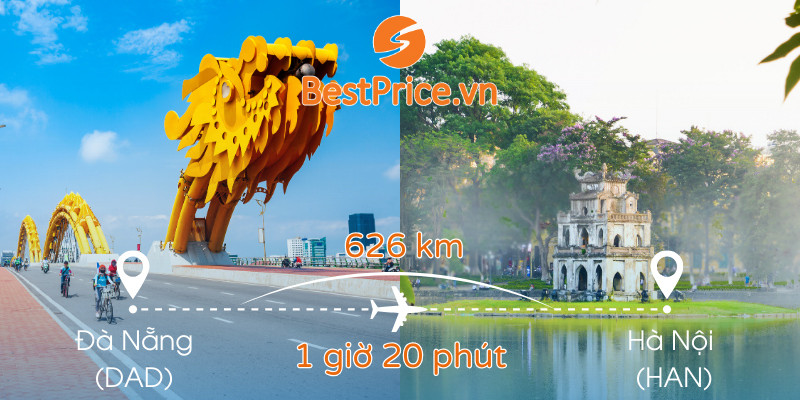 Đặt vé máy bay từ Đà Nẵng đi Hà Nội