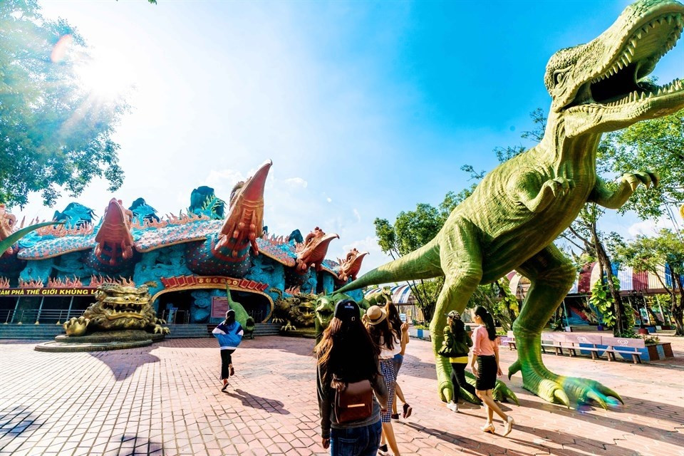 Thế giới Khủng Long là một trong những địa điểm thu hút trẻ em nhất