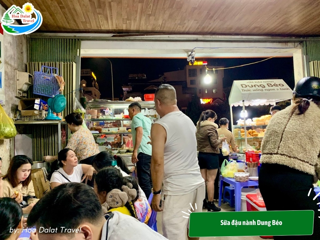 11+ Trải Nghiệm Hấp Dẫn Cho Chuyến Khám Phá "Đà Lạt Về Đêm" Lãng Mạn và Tiết Kiệm 19 Quán sữa đậu nành Dung Béo đông khách đến thưởng thức vào buổi tối