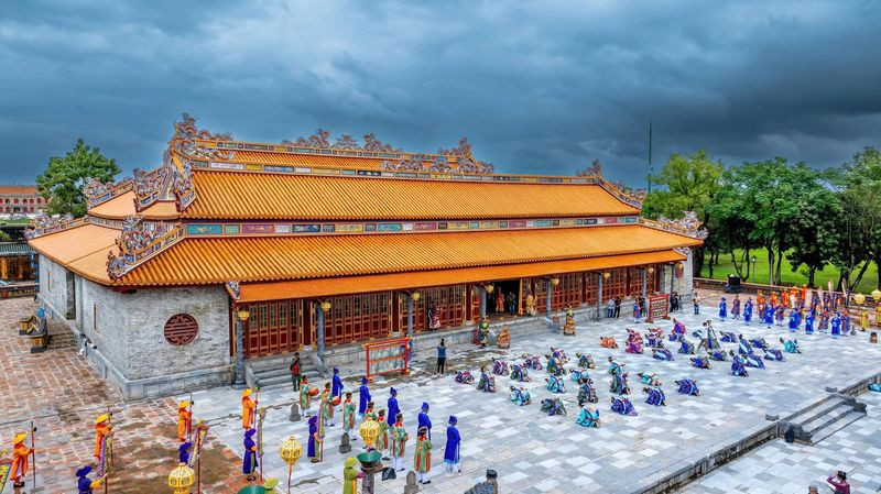 Điện Thái Hòa với kiến trúc cung đình