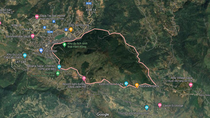 nuo ham rong tren gg map 1