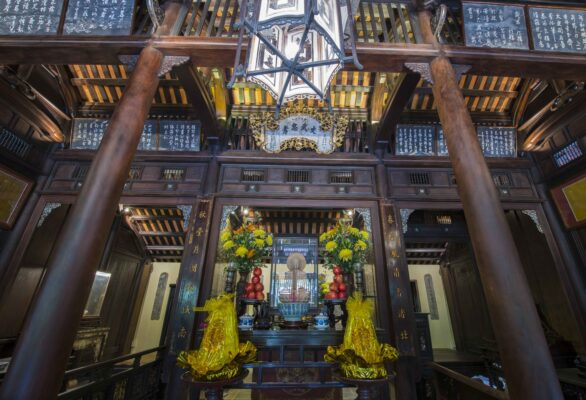 Chi tiết trang trí tinh xảo bên trong Nhà vườn An Hiên