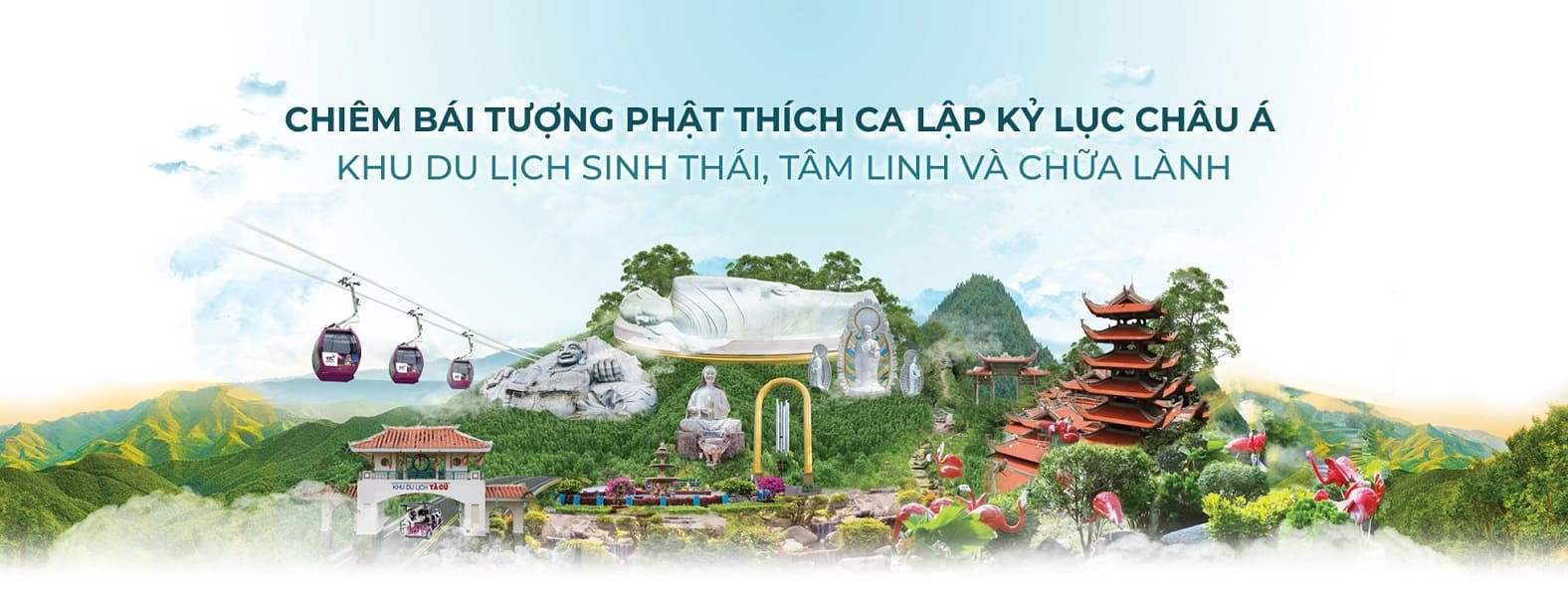 Cabin cáp treo hiện đại tại TTC World Tà Cú