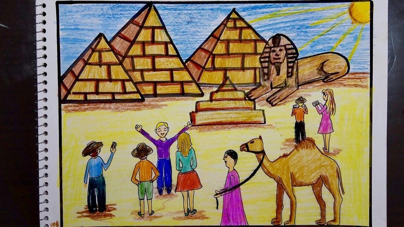 tranh kim tá»± thÃ¡p cá»• Ä‘áº¡i