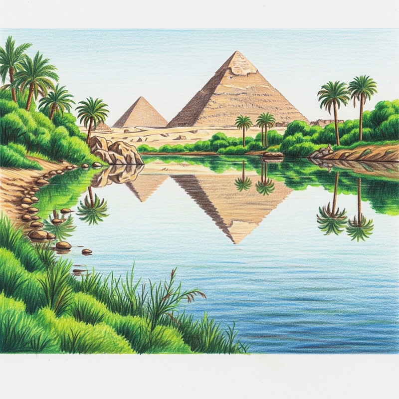 váº½ tranh ai cáº­p cá»• Ä‘áº¡i