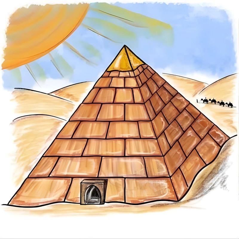 tranh váº½ kim tá»± thÃ¡p lá»›p 6