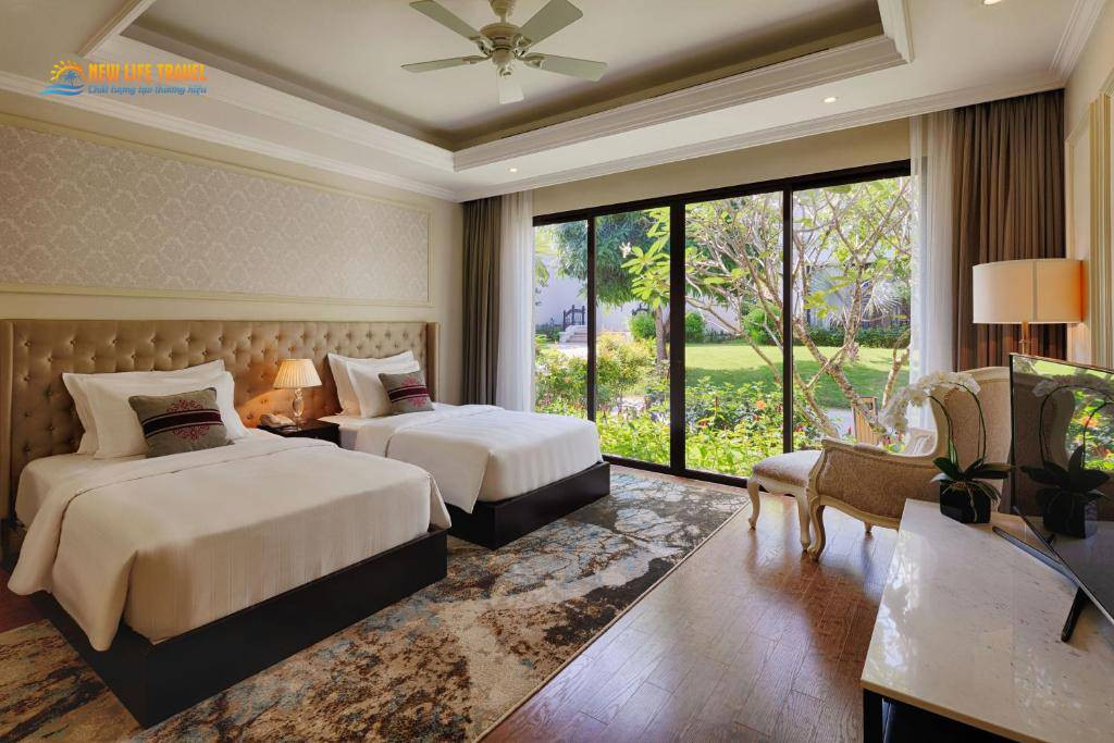 Giường Twin bed - Voucher Vinpearl 2 ngày 1 đêm Nha Trang
