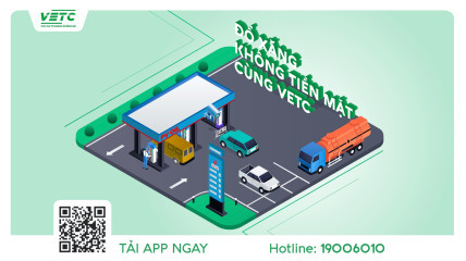 Thanh toán xăng dầu tiện lợi với Ví VETC tại các cây xăng PVOIL
