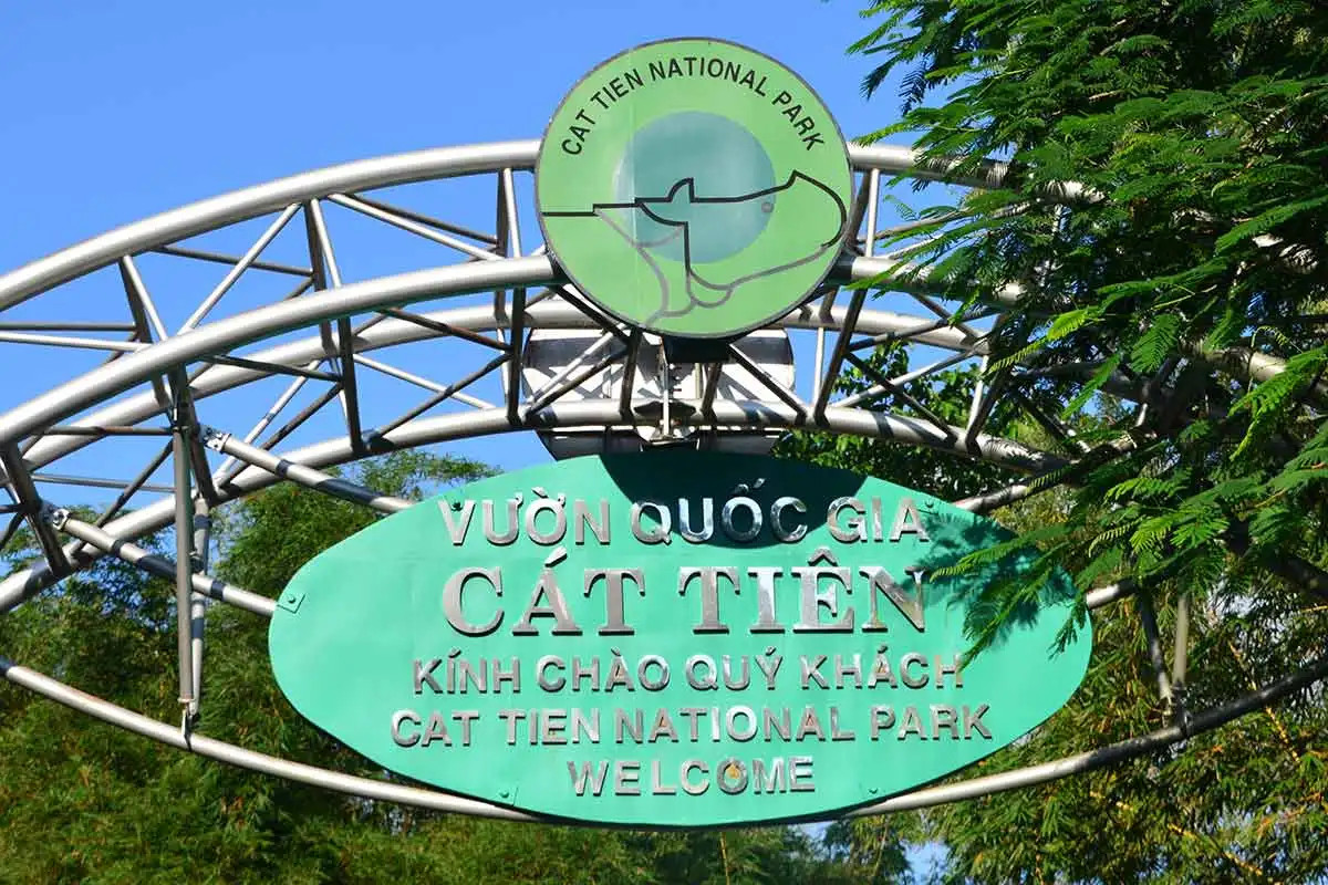 cat tien national park entrance 1