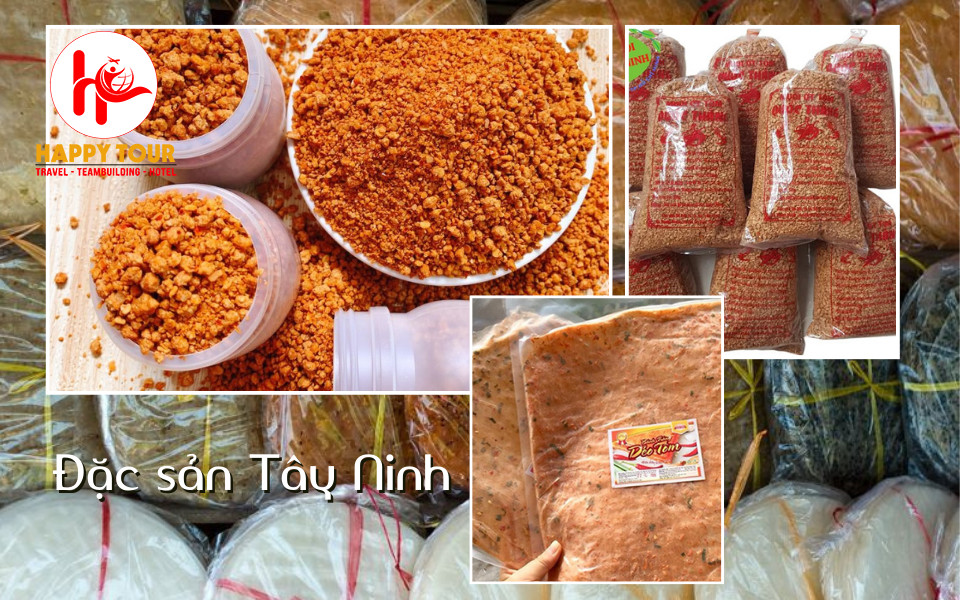 Muối tôm và bánh tráng phơi sương Tây Ninh, hai đặc sản nổi tiếng của địa phương