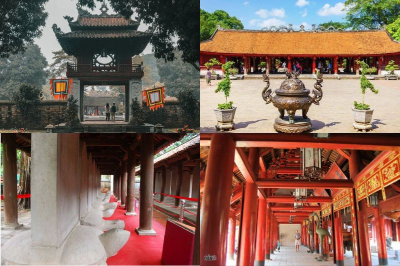 Cổng chính Tam Quan của Văn Miếu - Quốc Tử Giám