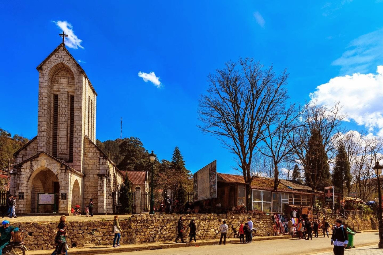 Nhà Thờ Đá Sapa như một biểu tượng kiến trúc của thị trấn Sapa