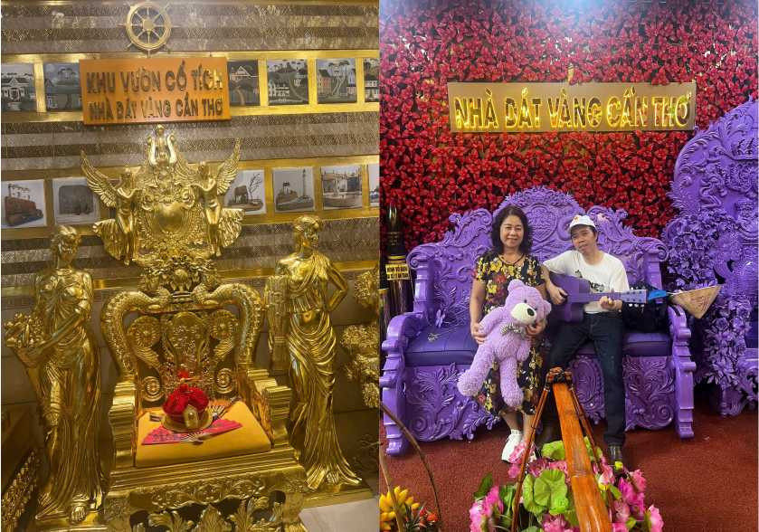 Căn Nhà Dát Vàng Cần Thơ, điểm check-in độc đáo