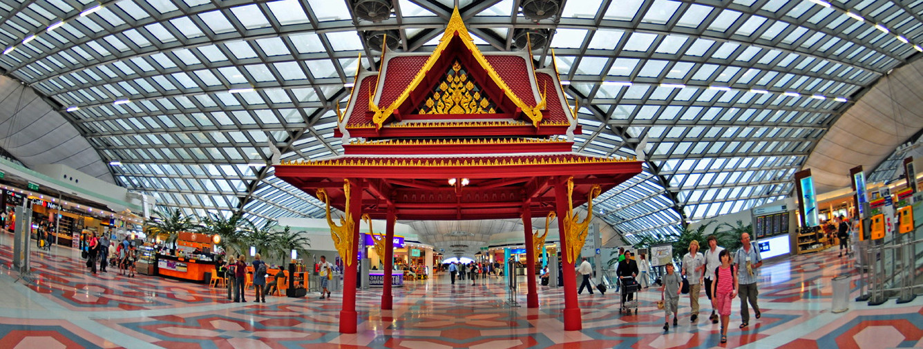 Kiến trúc giao thoa độc đáo của Sân bay Suvarnabhumi, Thái Lan