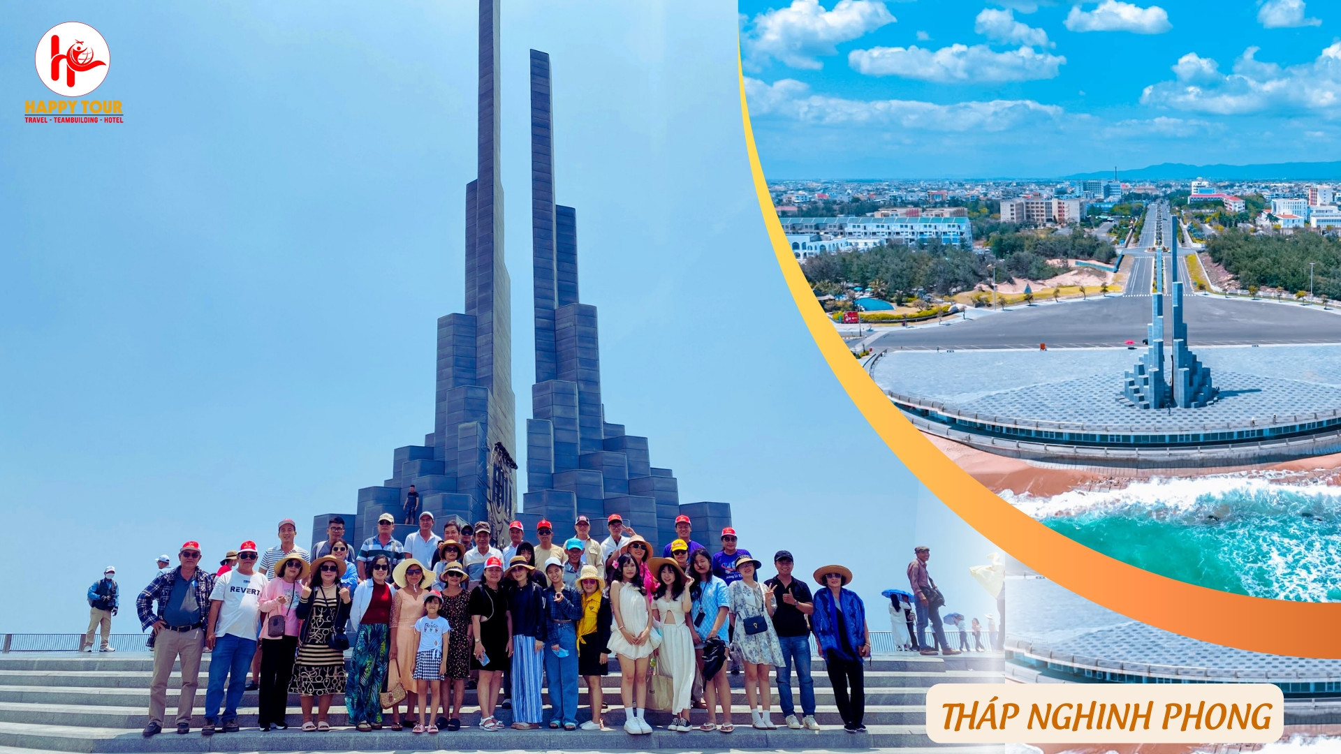 Lịch Trình Du Lịch Quy Nhơn Phú Yên 1 Ngày Tối Ưu (Cực Đông & Gành Đá Đĩa) 5 thap nghinh phong