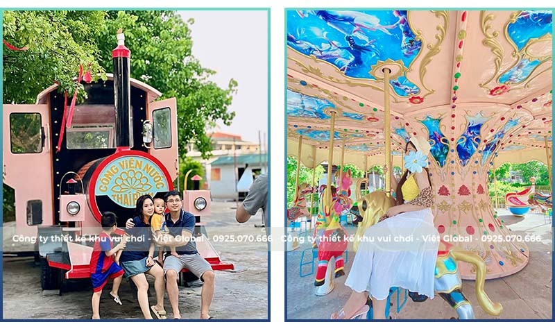 Một số trò chơi trên cạn khác tại Thái Bình Wonderland, bổ sung cho các hoạt động dưới nước