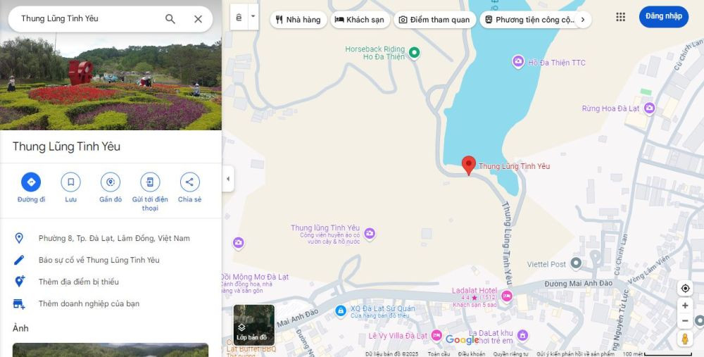 Thung Lũng Tình Yêu Đà Lạt: Cẩm Nang Khám Phá Từ A-Z Cho Chuyến Đi Hoàn Hảo 10 dia chi 1