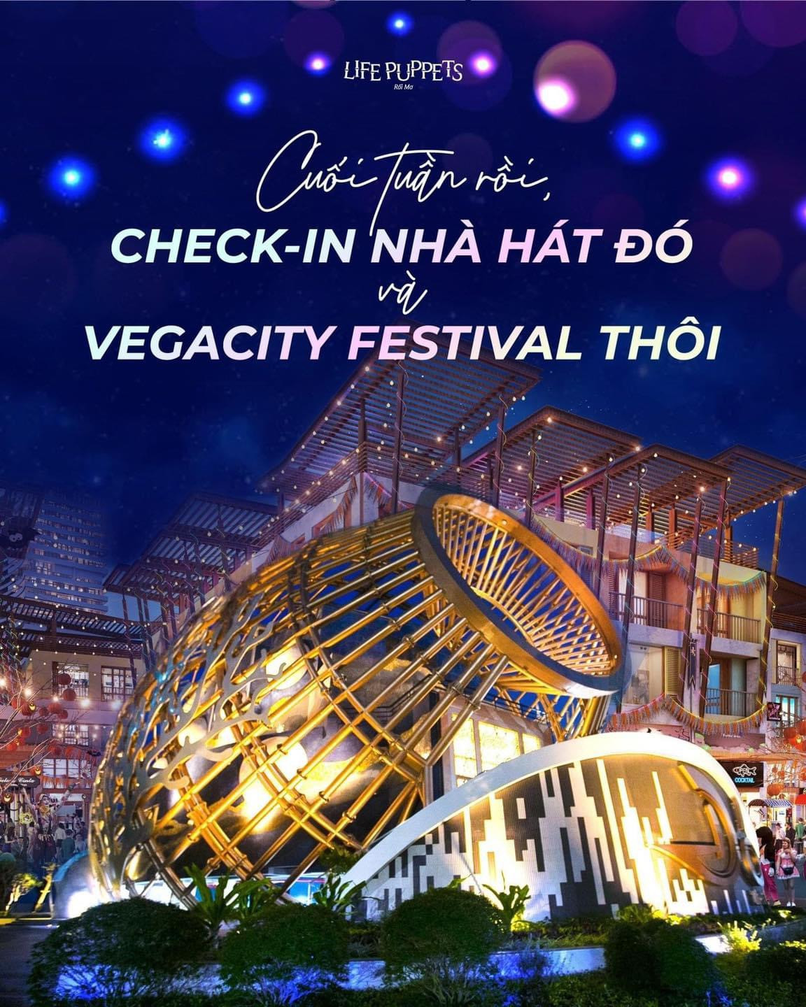 Khám phá Nhà hát Đó Nha Trang: Lịch Diễn, Giá Vé và Trải Nghiệm Show Rối Mơ Độc Đáo 3 Nghệ sĩ biểu diễn cùng nhân vật rối Trâu trứng trong show Rối Mơ