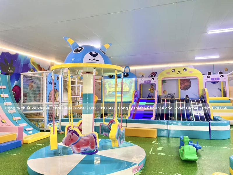 Một góc khu vui chơi trẻ em tại Say La Coffee & Tea ở Quỳnh Côi