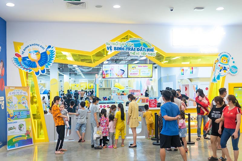 Không gian đầy màu sắc và các trò chơi đa dạng tại Kubo Go Thái Bình