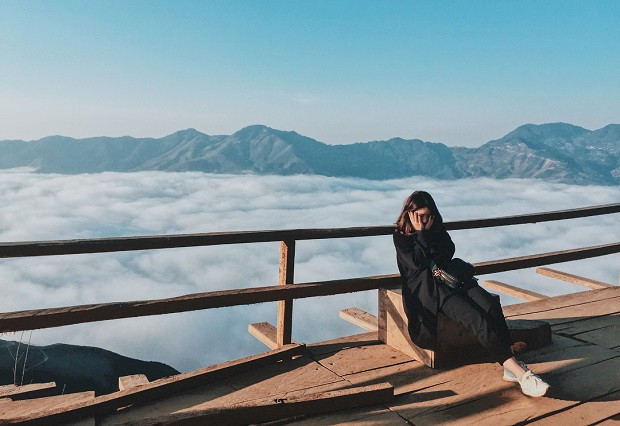 Ngôi nhà gỗ nhỏ giữa biển mây tại Tà Xùa Hills Homestay