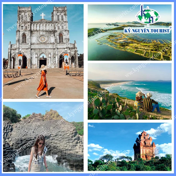 Khung cảnh kỳ vĩ của Ghềnh Đá Đĩa với những cột đá bazan hình lục giác xếp chồng