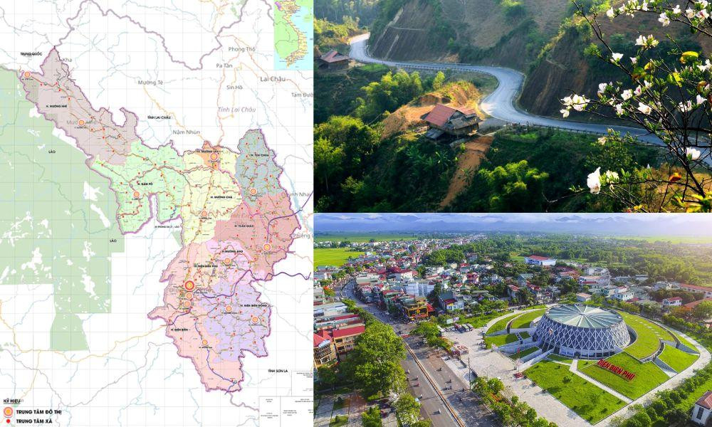 Bản đồ hành chính Tỉnh Điện Biên